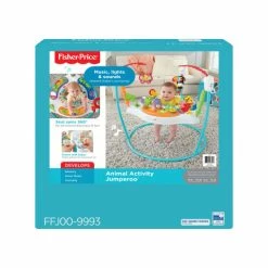 Bargainwizz Fisher-Price Animal Activity Jumperoo With Music, Lights & Sounds Kids & Baby