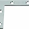 Bargainwizz Zinc Plated 3" X 1/2" Corner Braces 4Pk NATIONAL Mending Plates N226-738 Zinc