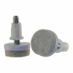 Bargainwizz Home Improvement Shepherd 1-1/2 In. Threaded Stem Furniture Glides With Felt Base (4 Per Pack),