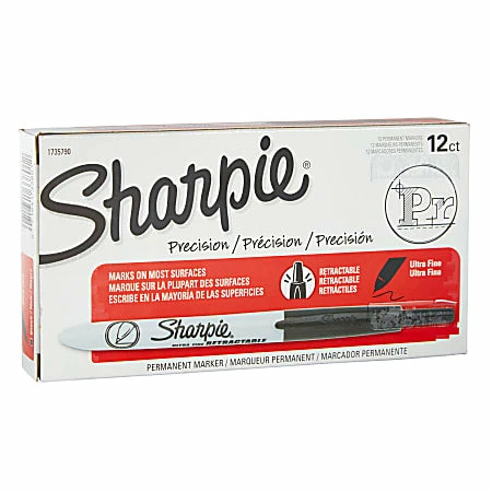 Best Pirce 🌟 Bargainwizz Sharpie Retractable Permanent Marker Fine Point - Black 💯 3 Bargainwizz Sharpie Retractable Permanent Marker Fine Point - Black