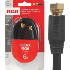 Bargainwizz RCA VH606R 6' RG6 Black Coax Cable Electronics, Computer & Office