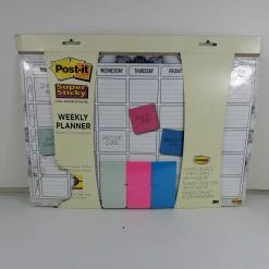 Bargainwizz Office Supplies Post-It Super Sticky Weekly Planner Calendar 17"x12"