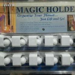 Bargainwizz Magic Holder 5 Position Mop And Broom Holder - 2 Pack Home & Garden