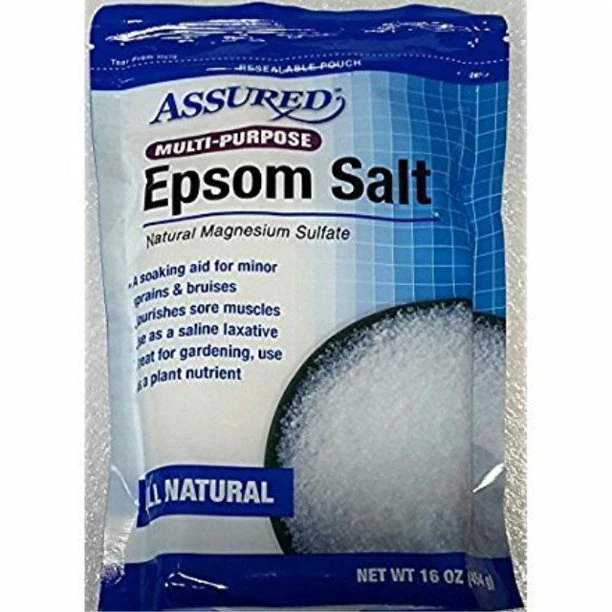 Brand new π Bargainwizz Epsom Salt Assured Multi-purpose All Natural Bath Salt 16oz Bag π 3 Bargainwizz Epsom Salt Assured Multi-purpose All Natural Bath Salt 16oz Bag