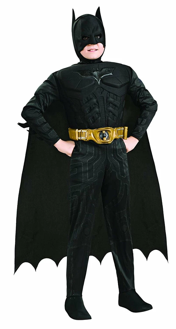 Bargainwizz Deluxe Muscle Batman Halloween Costume - The Dark Knight Rises