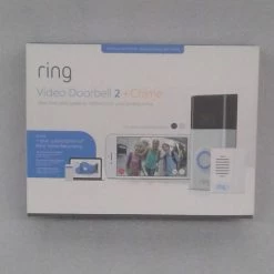 Bargainwizz Electronics, Computer & Office RING Video Doorbell 2 W/ Bonus Chime And 1 Year Ring Video Cloud Recording