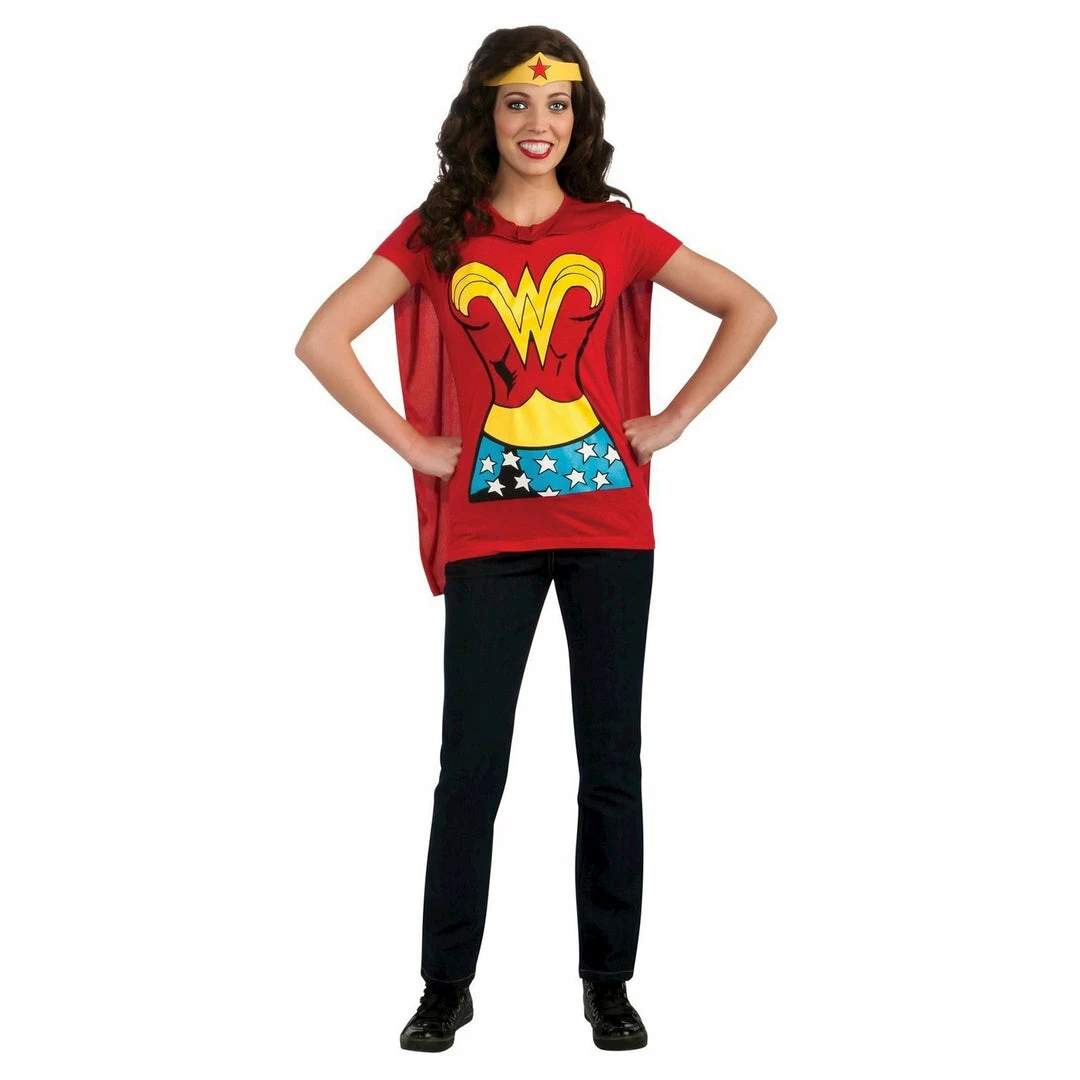 Flash Sale β Bargainwizz Costumes π© Women's Wonder π© Woman T-Shirt Adult Costume π 3 Bargainwizz Costumes Women's Wonder Woman T-Shirt Adult Costume