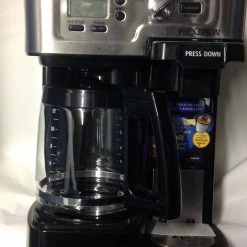 Bargainwizz Hamilton Beach 2-way Flexbrew Single Serve And 12-cup Coffeemaker
