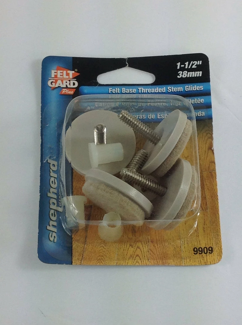 Outlet π Bargainwizz Home Improvement Shepherd 1-1/2 In. Threaded Stem Furniture Glides With Felt Base (4 Per Pack), β€οΈ 4 Bargainwizz Home Improvement Shepherd 1-1/2 In. Threaded Stem Furniture Glides With Felt Base (4 Per Pack),
