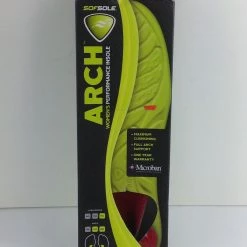 Bargainwizz SofSole Women's Arch Support And Cushion Insole Shoe, Size 5-7.5