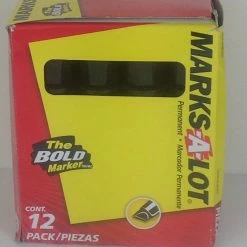 Bargainwizz Avery Marks-A-Lot Jumbo Chisel Tip Permanent Marker Office Supplies