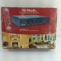 Bargainwizz Electronics, Computer & Office Hifi Works Hfws4 Speaker Selector Switch Hi Fidelity Sound For Home