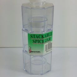 Bargainwizz Stacking Spice Jar
