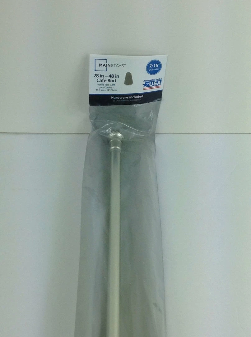 Flash Sale π Bargainwizz Mainstays 28-48 In. Adjustable Cafe Curtain Rod, 7/16 In. Diameter Home Decor π 4 Bargainwizz Mainstays 28-48 In. Adjustable Cafe Curtain Rod, 7/16 In. Diameter Home Decor