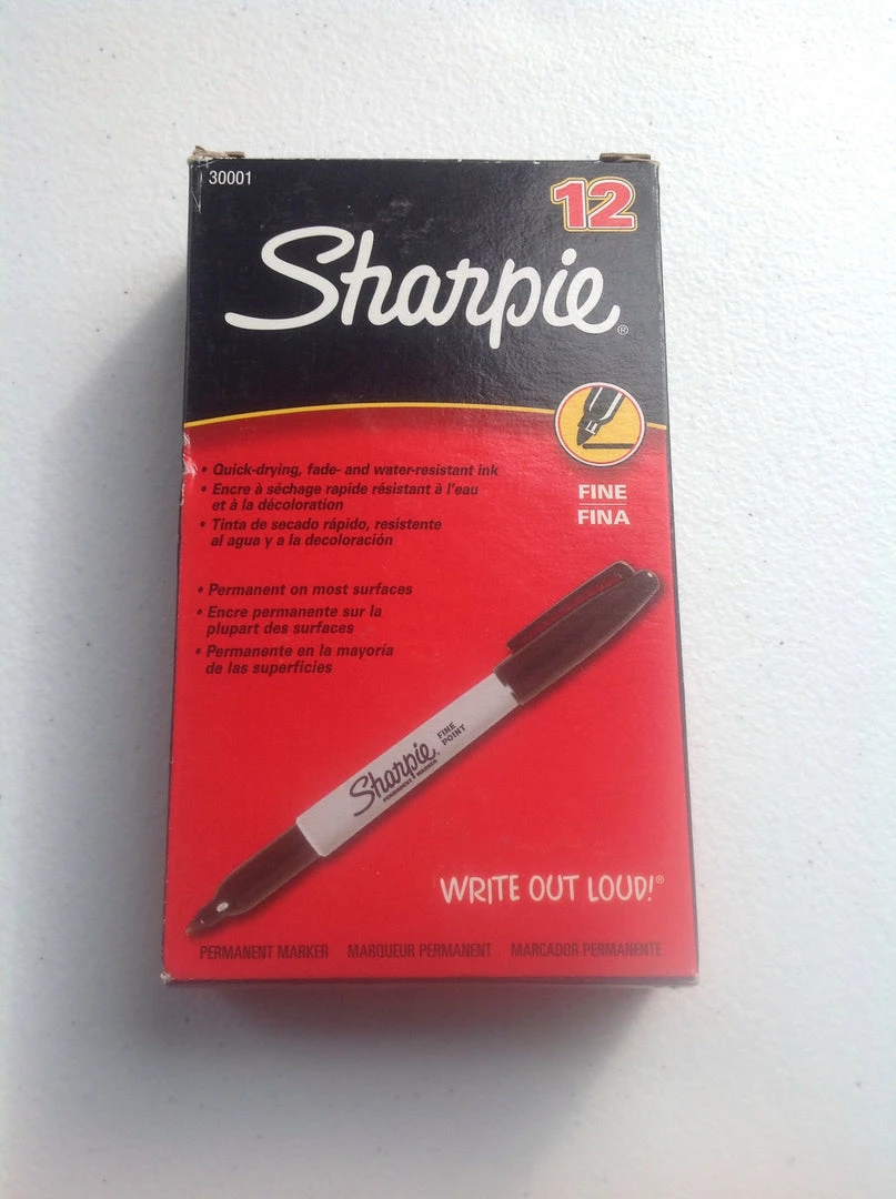 Discount π Bargainwizz Sharpie Permanent Marker Fine Point - Black Office Supplies π 3 Bargainwizz Sharpie Permanent Marker Fine Point - Black Office Supplies